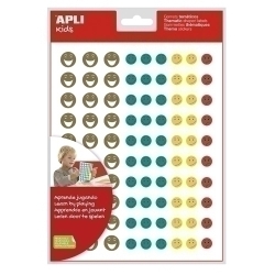 Gomets Apli Bossa 12H Cara Feliç Petita Removibles (16801)