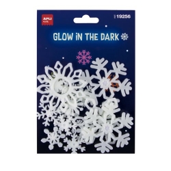 Adhesius Apli Luminiscents Flocs De Neu Blister De 12