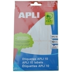 Etiquetes Adh.Manuals Bossa Apli Blanques 10H C.Romos 20X75 Mm 100 Uts.(01643)