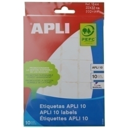 Etiquetes Adh.Manuals Bossa Apli Blanques 10H C.Romos 22X32 Mm 200 Uts.(01644)