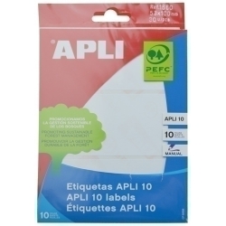 Etiquetes Adh.Manuals Bossa Apli Blanques 10H C.Romos 53X100 Mm 30 Uts.(01660)