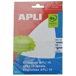 Etiquetes Adh.Manuals Bossa Apli Blanques 10H C.Romos 81X110 Mm 20 Uts.(01661)