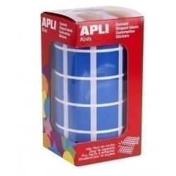 Gomets Apli Rotllo 59H Quadrat 20 Mm Blau 1.770 Uts. (04876)