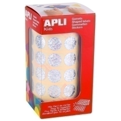 Gomets Apli Metal·litzats Rotllo 59H Circulo Ø 15 Mm Holografic 2.832 Uts. (11631)