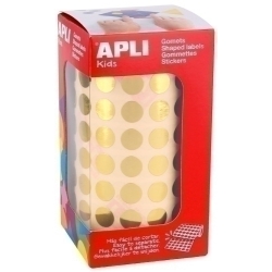 Gomets Apli Metal·litzats Rotllo 59H Circulo Ø 10,5 Mm Or 5.192 Uts. (11626)