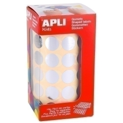 Gomets Apli Metal·litzats Rotllo 59H Circulo Ø 15 Mm Plata 2.832 Uts. (11630)