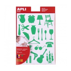 Gomets Apli Bossa 12H Objectes De Casa 6 Col.Surt.(Am-Az-Ng-Rj-Rs-Vd) 288 Uts. (10117)