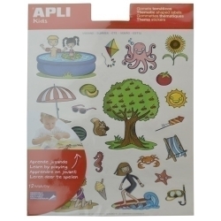 Gomets Apli Temàtics Bossa 12H Removibles Estiu 288 Uts. (11623)