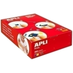 Gomets Apli Caixa 200H Quadrat 3 Tam.Surt. 4 Col.Surt.