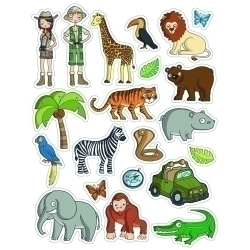 Gomets Apli Temàtics Bossa 12H Removibles La Selva 252 Uts. (11445)