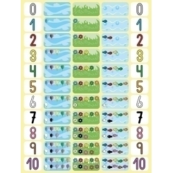 Gomets Apli Educatius Bossa 12H Removibles Numeros 0-10 660 Uts. (11678)