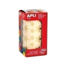 Gomets Apli Metal·litzats Rotllo 59H Estrella Gran Or 1.416 Uts. (12044)