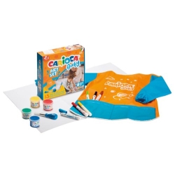 Set Carioca Baby Creator 12 Pcs 1X Davantal Impermeable 1X Raspall Baby 2+ 4X Pintura Dits Baby 2+ 6