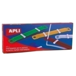 Fastener Apli Plastic Colors Assortits (Caixa De 50)