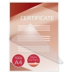 Funda Plastificar Gbc 216X303 (A4) 125µ Paquet De 100