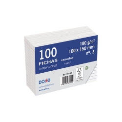 Fitxes Dohe Rayadas 100X150Mm (Nº3) Paquet De 100