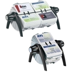 Fitxer Rotatiu Targeter Durable Visifix Flip (400 Targetes) Negre