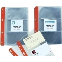 Funda Per a Targetes Iberplas Pvc 150µ 4º 3 Dpts 11 Tal.Rfzo.