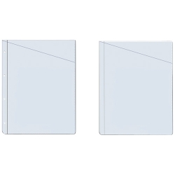 Funda Per a Plans Grafoples Pvc 100µ A4 Tall Diagonal 11 Tal. Paquet De 100