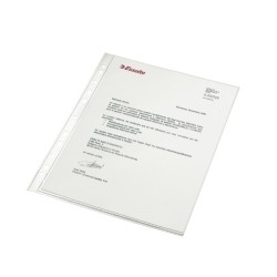 Funda Multitrepant Esselte Pp 120µ Cristall Llis Fº 16 Tal.Sin Reforç Paquet De 100