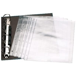 Funda Per a Targetes Iberplas Pvc 150µ A4 8 Dpts 4 Tal.