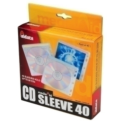 Funda Cd/Dvd Aidata Ptco. Doble Amb 5 Talad. Caixa De 40