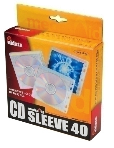 Funda Cd/Dvd Aidata Ptco. Doble Amb 5 Talad. Caixa De 40