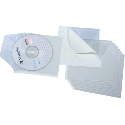 Funda Cd/Dvd Grafoples Pvc 127X127 Bossa De 10 Adhesives (150µ)
