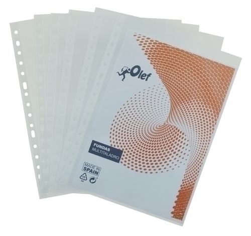 Funda Multitrepant Olef Pp 70µ Pl.Nj. A4 16 Tal.Rfzo. Paquet De 100