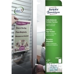 Funda Porta Cartells Avery Vertical A4+ Permanent Caixa De 10