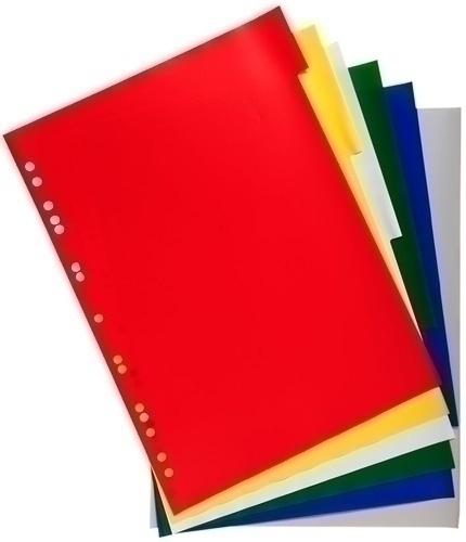 Separadors Exacompta Pp Flexible Opac A4 6 Pestanyes 11 Trepants