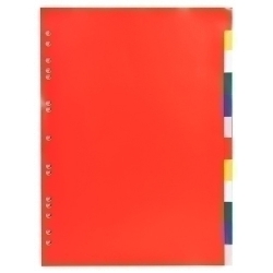 Separadors Exacompta Pp Flexible Opac A4 12 Pestanyes 11 Trepants