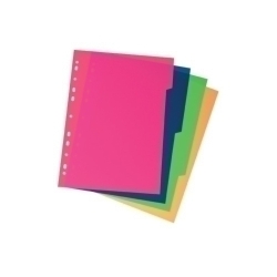 Separadors Fitxer Pp Xxl Fº 4 Pestanyes 11 Trepants