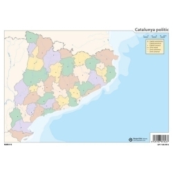 Mapa Mut Erik Color Politic Catalunya
