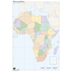 Mapa Mut Erik Color Politic Africa