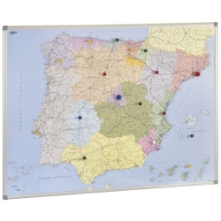 Mapa Faibo Mural 101X137 Cm Espanya
