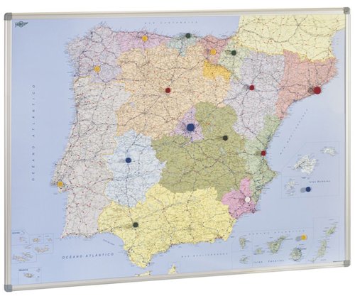 Mapa Faibo Mural 101X137 Cm Espanya