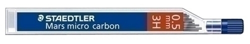 Mines Staedtler 250 Mars Micro Carbon 0,5 - 3H (Tub de 12)