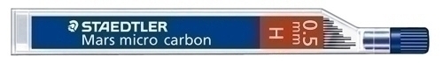 Mines Staedtler 250 Mars Micro Carbon 0,5 - H (Tub de 12)