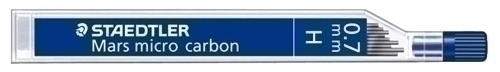 Mines Staedtler 250 Mars Micro Carbon 0,7 - H (Tub de 12)