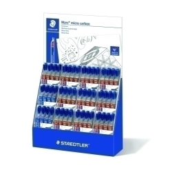 Mines Staedtler 250 Mars Micro Carbon Expositor De 144 (Tubs De 12)