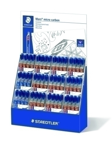 Mines Staedtler 250 Mars Micro Carbon Expositor De 144 (Tubs De 12)