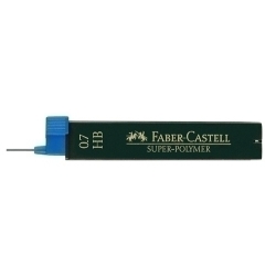 Mines Faber-Castell Superpolymer 0,7 - Hb (Tub de 12)