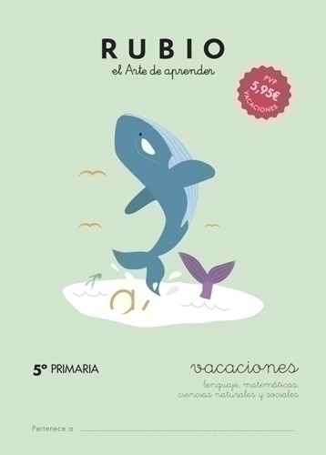 Cuaderno Rubio A4 Vacaciones 5º Primaria
