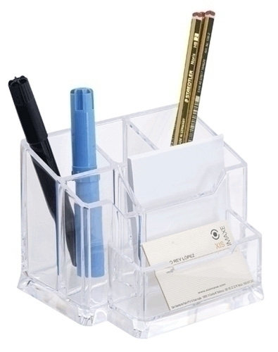 Organitzador Sobretaula A.2000 6 Compartiments Transparent