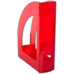 Revister Plastic 80Mm Traslluït Roig