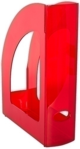 Revister Plastic 80Mm Traslluït Roig