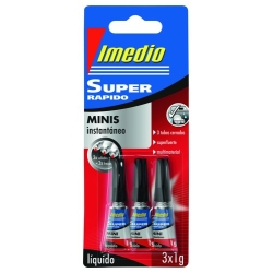 Pegament Inst. Imig Super Rapid Mini 3X 1Gr