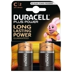 Piles Duracell C Plus (Mn1400-Lr14) Blister De 2