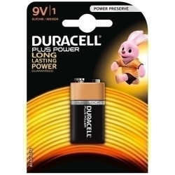 Piles Duracell 9V Plus (Mn1604-6Lr61) Blister De 1